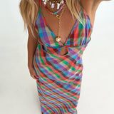 Hanna Halter Maxi Dress - Romantic Peony