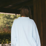 Fancy Oversized Fleece Mockneck - Glacier