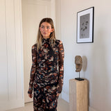 Joslyn Maxi Dress - Brown/Black