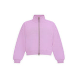Double Zipper Classic Mockneck - Lavender