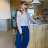 Maggie Cable Knit Sweater - Neutral