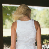 Fancy Tank Top - White Camo