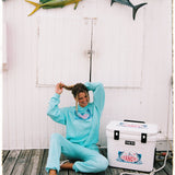 Tri Blend Joggers - Teal