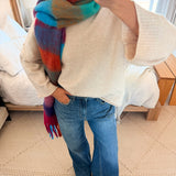 Victoria Sweater Top - Oatmeal