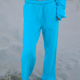 Terry Comfort Pants - Atlantic Blue
