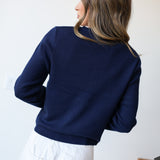 Natalie  Knit Cardigan - Navy