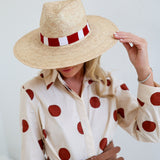 Maroon Palm Hat