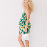 Cathy Frill Top and Skirt Set - Green Tulip