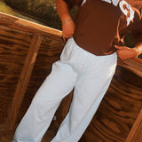 Fancy Button Pants - Glacier