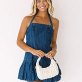 Emma Halter Neck Dress - Denim