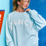Waffle Classic Crewneck - Light Blue