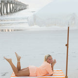 Fancy V-Neck Short Sleeve Terry Top