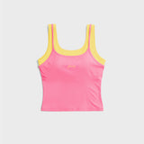 ComfortForm Double Layer Tank - South Beach Pink / Sunlight Yellow