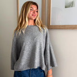 Olivia Sweater Top - Grey