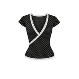 Short Sleeve Wrap Top