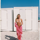 Foldover Knit Pant - South Beach Pink