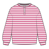 Fancy Striped Buttoned Long Sleeve