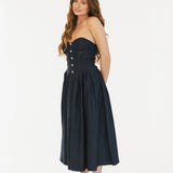 Mandi Denim Mini Dress - Dark Denim