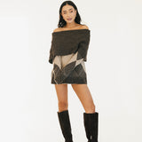 Katie Long Sleeve Sweater - Brown