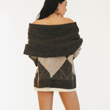 Katie Long Sleeve Sweater - Brown