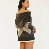 Katie Long Sleeve Sweater - Brown