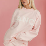 Fancy Fleece Lined Shorts - Pale Pink