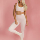 Fancy Fit Fit Double Layer Sculpt Bra - Pale Pink