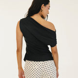 Virgina Polka Dot High Waisted Pants - White