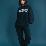 Fancy Fleece Cuffed Leg Sweatpants - Sapphire Navy