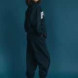 Fancy Fleece Cuffed Leg Sweatpants - Sapphire Navy