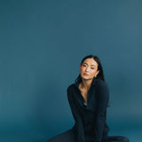 Fancy FitFlow Double Lined Leggings - Sapphire Navy/Breeze Blue