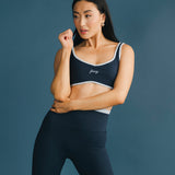 Fancy FitFlow Core Bra - Sapphire Navy/Breeze Blue