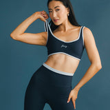 Fancy FitFlow Core Bra - Sapphire Navy/Breeze Blue