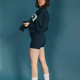 Fancy FitFlow Double Lined Shorts - Sapphire Navy/Breeze Blue