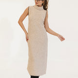 Sara Maxi Sweater Dress - Taupe