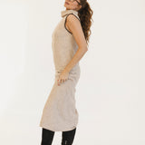 Sara Maxi Sweater Dress - Taupe