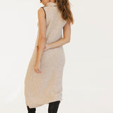 Sara Maxi Sweater Dress - Taupe