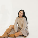 Maggie Cable Knit Sweater - Neutral