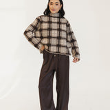 Addi Straight Leg Pants - Brown