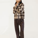 Addi Straight Leg Pants - Brown