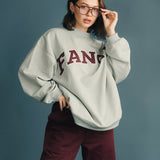 Fancy Oversized Fleece Mockneck - Mint Green