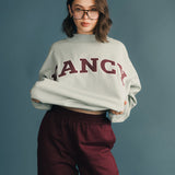 Fancy Oversized Fleece Mockneck - Mint Green