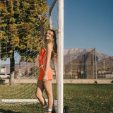 FitFlow Mini Skirt - Orange/White