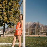 Fancy FitFlow Outline Tank - Orange/White