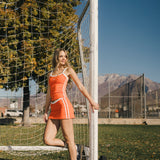 Fancy FitFlow Outline Tank - Orange/White