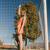 FitFlow Mini Skirt - Orange/White