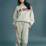 Fancy Fleece Cuffed Leg Sweatpants - Mint Green