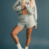 Fancy Oversized Fleece Mockneck - Mint Green