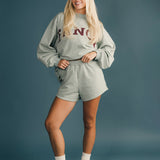 Fancy Oversized Fleece Mockneck - Mint Green