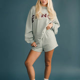 Fancy Fleece Lined Shorts - Mint Green